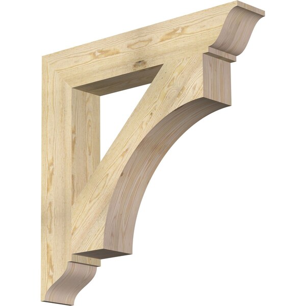 Ekena Millwork Westlake Traditional Rough Sawn Bracket, Douglas Fir, 6"W x 36"D x 36"H BKT06X36X36WTL01RDF - main